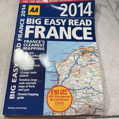Easy read france 2014 road - aa,
