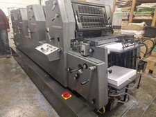 1990 Heidelberg GTOV 52, straight 4 colour litho printing press B3 sized