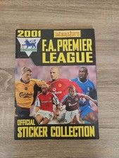 Merlin FA Premier League 2001 Sticker Album Book - Over 90% Complete