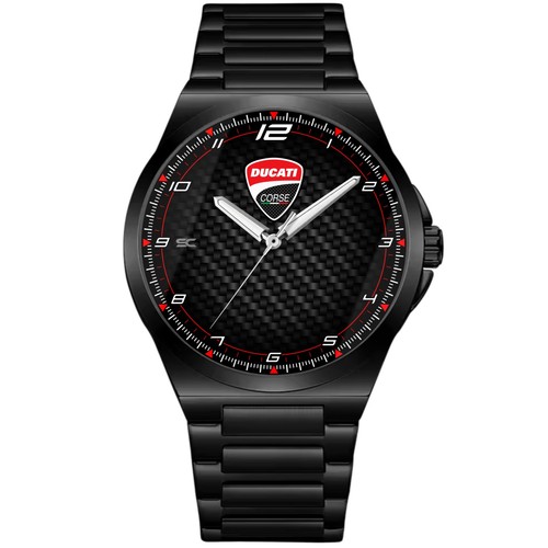 Wristwatch black steel fan art - wristwatch,