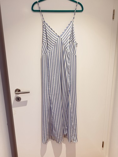 Zara satin dress blue - satin,