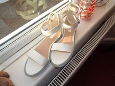 TOPSHOP LEATHER LOOK SANDALS