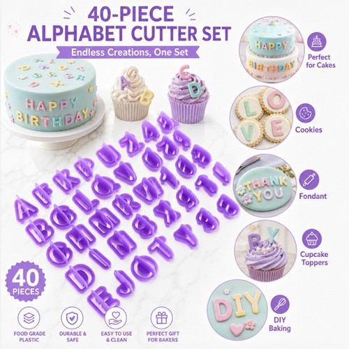 Pack alphabet number - 40,