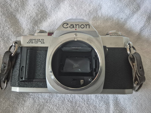 Canon camera with - av-1,