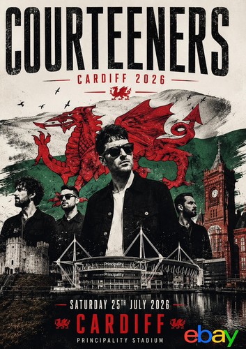 Courteeners cardiff july 2026 - courteeners,