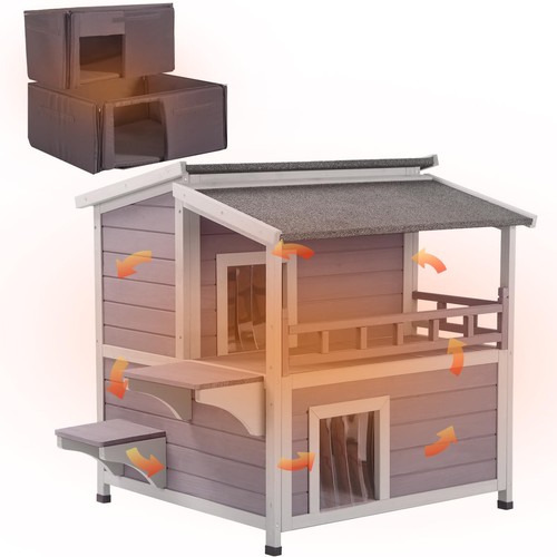 Insulated outdoor cat - insulated,