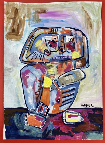 Karel appel drawing paper - appel, on
