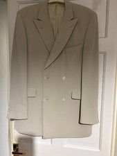 Armani Collezioni Men's Suit 50 W34 L33 Beige