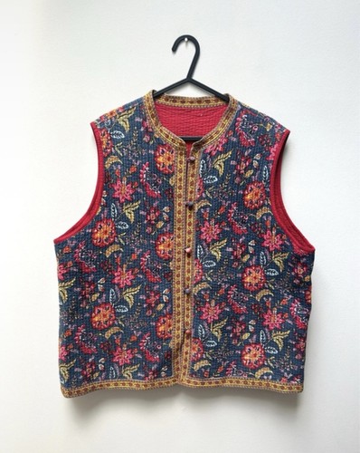 Reversible quilted floral