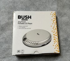 Bush Personal CD Player Portable Walkman With LCD Display & Inc Earphones Silver
