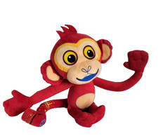 Tinga Tinga Tales Talking Monkey Red Monkey Soft Toy Plush Cbeebies - Rare