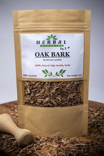 Oak bark tea dried herb - oak,