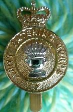 Staybrite Royal Army Catering Corps Cap Badge QC GAUNT Anodised Aluminium 