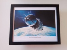 Space print 'Vostock 1 With Yuri Gagarin' FRAMED