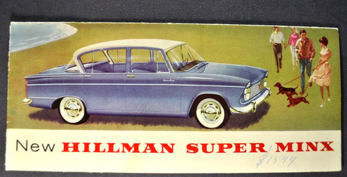 1962 hillman super - hillman, small