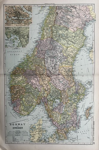 1902 norway sweden antique - 1902,
