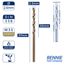 HSS Gold Cobalt Jobber Drill