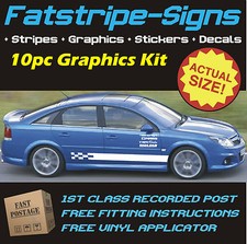 to fit VAUXHALL VECTRA C STRIPES CAR GRAPHICS STICKERS DECALS SXI SRI