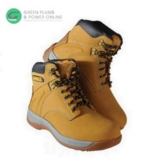 Dewalt Size 10 Extreme Safety Work Boots Wheat Tan Steel Toe Cap