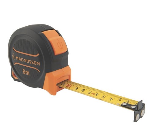 Magnusson tape measure auto - 8m,