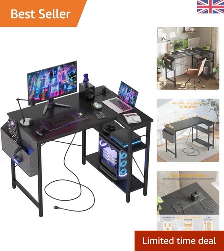 Spacious shaped computer - spacious, l-shaped