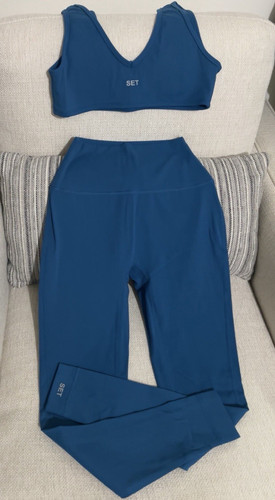 Set active blue 2pc - active,