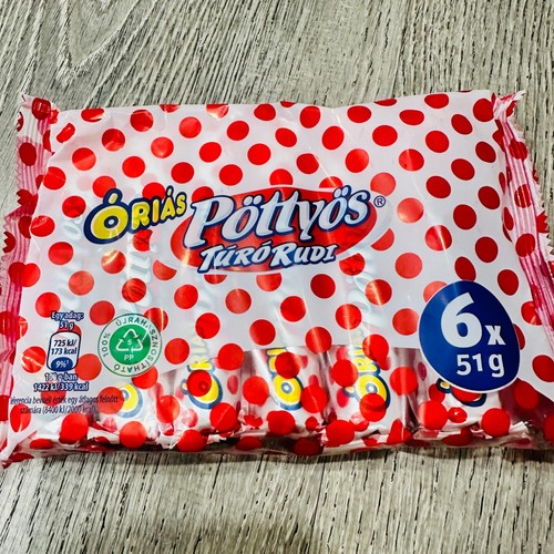 Pöttyös túró rudi oriás - pöttyös,