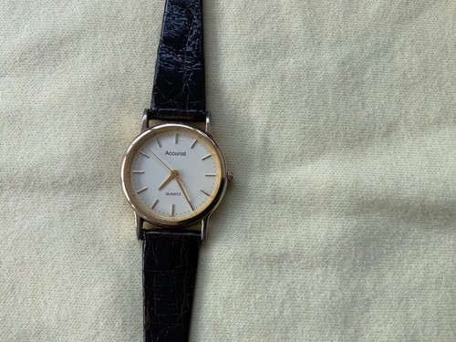Accurist ladies round - , gold