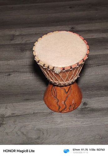 Djembe african carved hand - djembe,