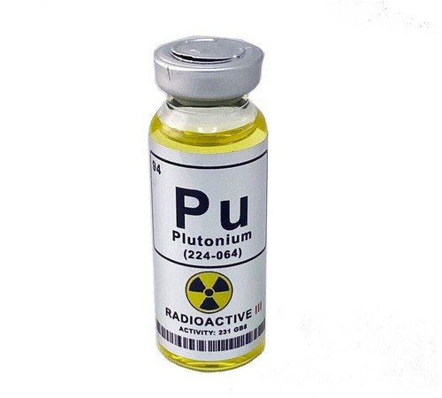 Plutonium vial prop replica - vial,