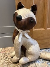 Fox Doorstop Faux Leather Feel