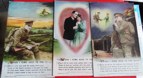 Ww1 song postcards when i - song,
