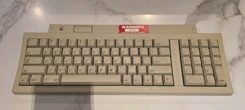 Vintage apple keyboard - apple,