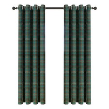 Christmas Curtains Plaid Red