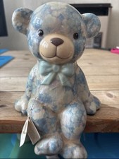Vintage Ceramic Bear Global Studios Clarice T606 Blue