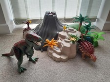 PLAYMOBIL Dinos Volcano with T-Rex Dinosaur Set (5230)