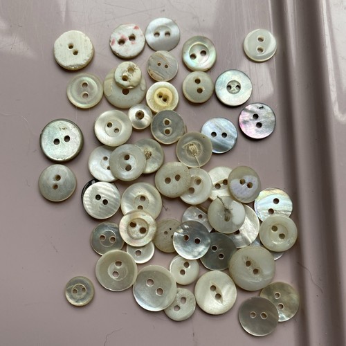 Mother pearl buttons - mother,