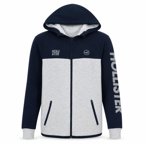 Hollister mens full zip hoodie - hollister,