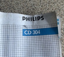 Philips CD 304 Operating