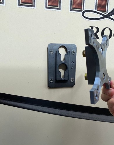Camper mount for temporary - for,