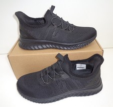 Ladies New Casual Trainers Slip Ins Walking Black Womens Shoes Gym UK Size 7