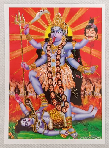 Kali hindu god - god, glossy