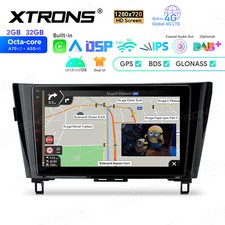 For Nissan Xtrail Qashqai Rogue Car Radio Stereo Android 14 GPS 4G LTE 32G 10.1"