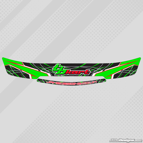 Kart style helmet visor - kart,
