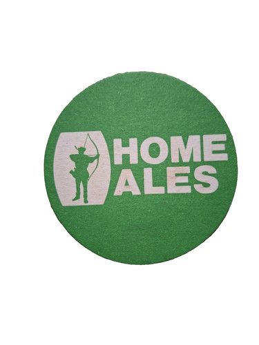 Home ales beer mat - beer, mat,