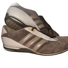 Vintage Adidas x Porsche Design Mens Uk 8 Driving Shoes Brown Trainers