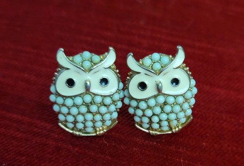 Vintage clip owl - clip,