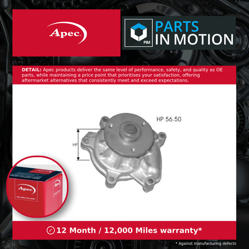 Water pump fits daihatsu - water,
