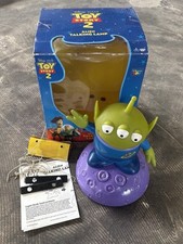 Disney Pixar Toy Story 2 Alien Talking Lamp W/box Tested Working