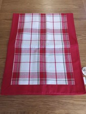Laura Ashley Red Check Table Runner